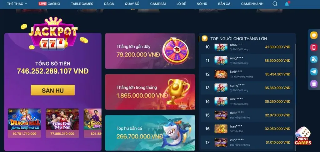 Các loại Slot Games phổ biến tại vclub code